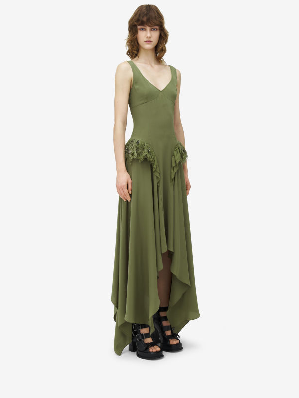 ALEXANDER MCQUEEN - Draped Evening Dress - Item 832031QBABY3009